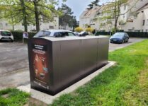 Abri-bac biodéchets Pau