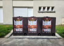 Abri-bac biodéchets Pau