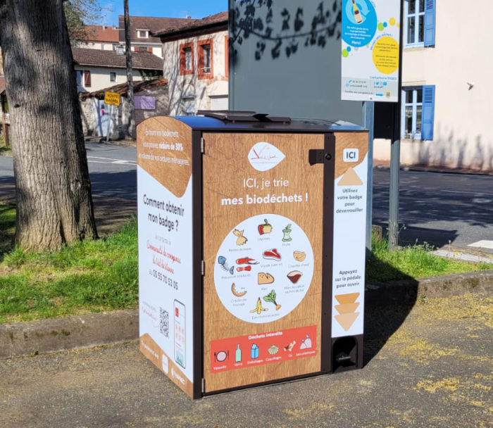 Abribac BioBin biodéchets - Aix sur Vienne