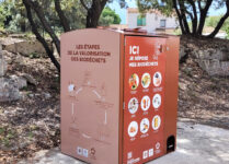 Abri-bac biodéchets Montpellier