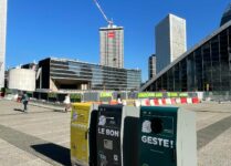 Corbeille compactrice Mr Fill - La Défense