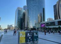 Corbeille compactrice Mr Fill - La Défense