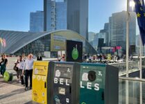 Corbeille compactrice Mr Fill - La Défense