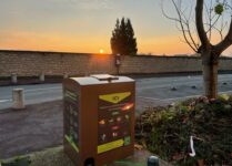 Abri-bac biodéchets Syndicat Emeraude