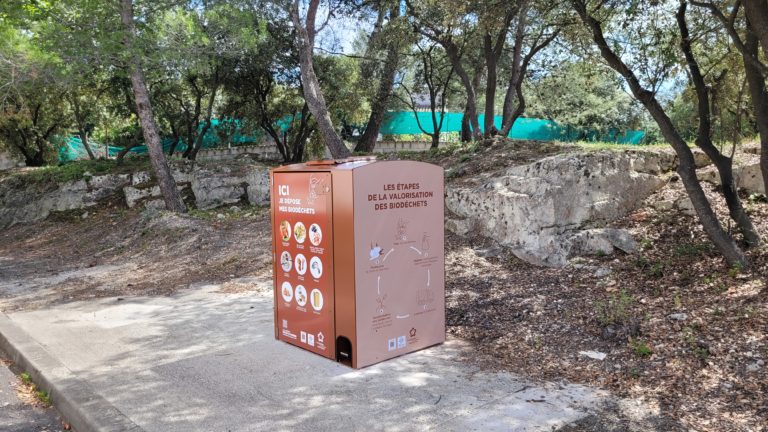 Abri-bac biodéchets Montpellier