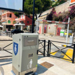 Corbeille à déchets compactrices Villefranche sur mer