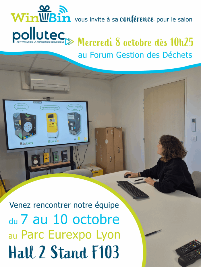WinBin vous donne rendez-vous à Pollutec