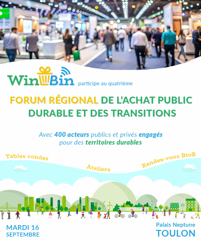 WinBin au Forum régional de l'achat public durable et des transitions