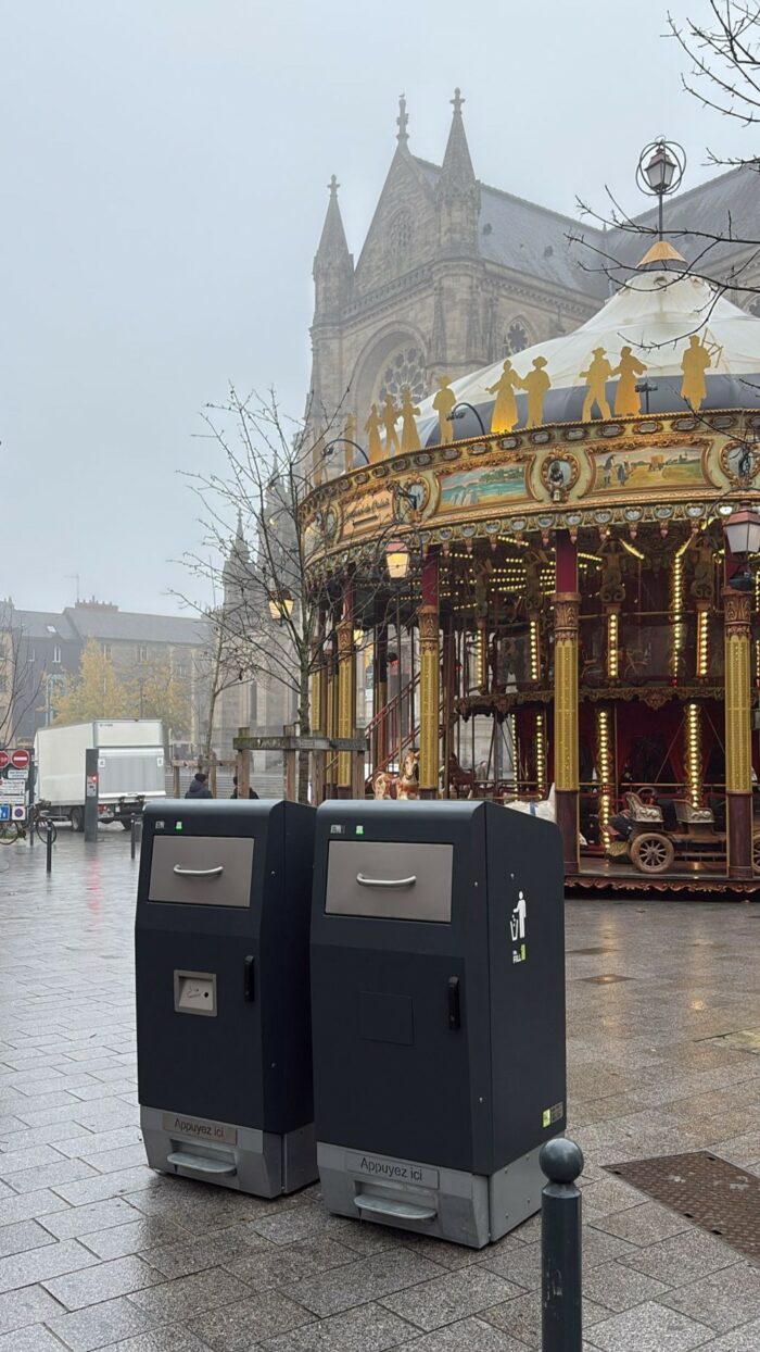 Corbeilles compaction solaire Rennes WinBin