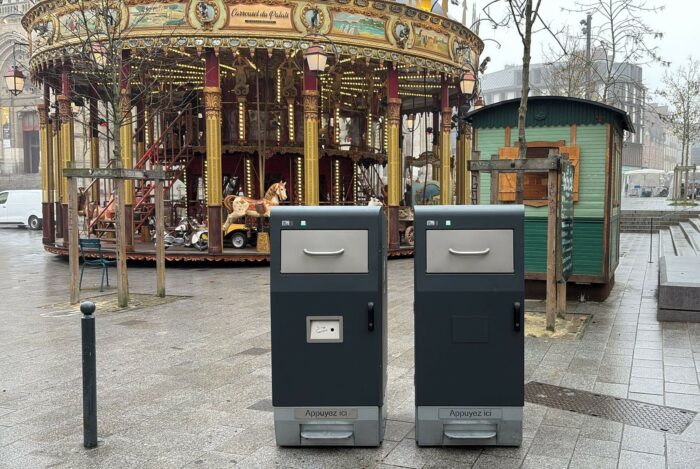 Corbeilles compaction solaire Rennes WinBin